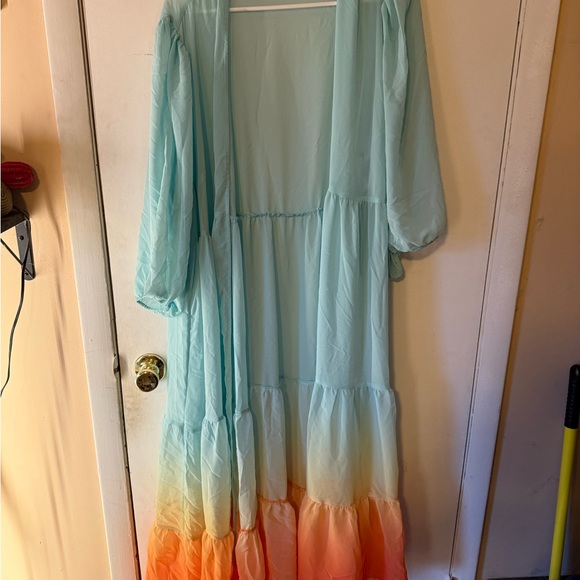 torrid Tops - Colorful Ombre maxi duster